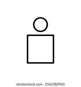 User icon vector. person sign and symbol. people icon. 