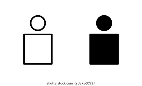 User icon vector. person sign and symbol. people icon. 