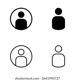 User icon vector. person sign and symbol. people icon. 