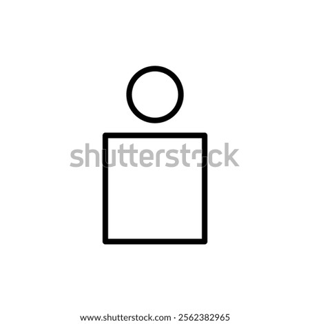 User icon vector. person sign and symbol. people icon. 