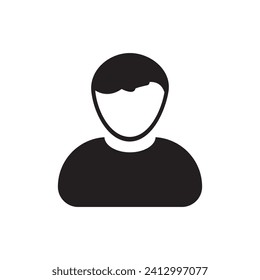 Vector de icono de usuario. Perfil y colección de siluetas de personas. diseño de sitio web, logotipo, aplicación, interfaz de usuario. Ilustración del vector,