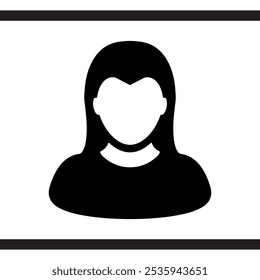 User icon vector. Profile symbol in trendy flat style. Profile vector icon illustration isolated on white background