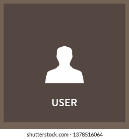 user icon vector. user sign on white background. user icon for web and app