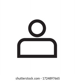 user icon vector sign simbol illustration