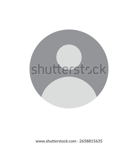 User icon vector sign symbol profile template