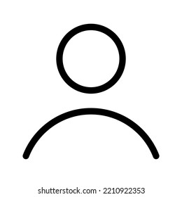 Ilustración de diseño de símbolos vectores de iconos de usuario