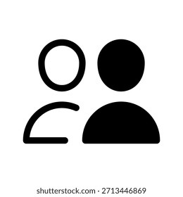 Ilustración de diseño de símbolo de Vector de icono de usuario