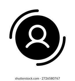 Ilustración de diseño de símbolo de Vector de icono de usuario