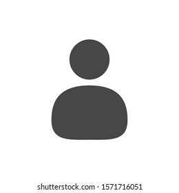 User icon Vector in trendy flat style. User symbol for the design of your website, icon Vector logo, application, icon Vector user interface. icon Vector illustration