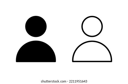 User Icon vector for web and mobile app. person sign and symbol. people icon. 