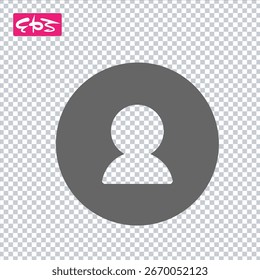 Icono de usuario, ícono de visitante, ícono de miembro, archivo de ilustración de ícono de Vector de formato EPS

