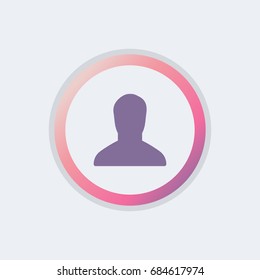 user icon. web sign