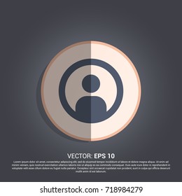 user icon. web sign