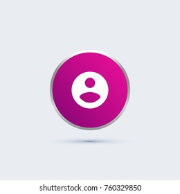 user icon. web sign