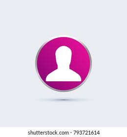 user icon. web sign