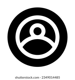icono de usuario para tu sitio web, móvil, presentación y diseño de logotipo.