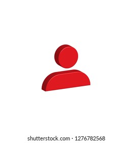 User icon.Avatar.Social media follower icon.