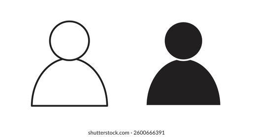 User icons graphics set vectors