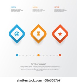 User Icons Set. Collection Of Star, Lifebuoy, Sandglass Elements. Also Includes Symbols Such As Sandglass, Favorite, Lifebuoy.