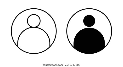 User icons set for website design