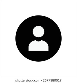 user icons. simple solid vector