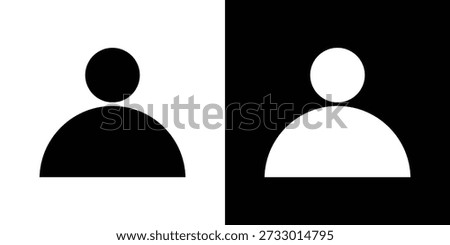User icons symbol for web and mobile filled vector isolated