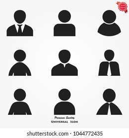 User icons vector
