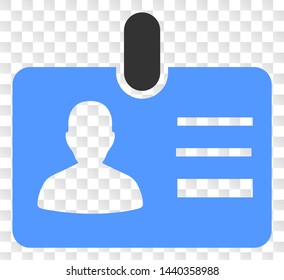 User id badge EPS vector icon. Illustration contains flat user id badge iconic symbol on a chess transparent background.