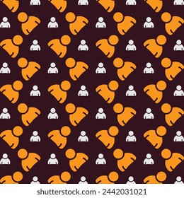 User impressive trendy multicolor repeating pattern vector illustration background