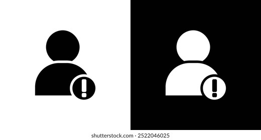 Ícone de informações do usuário projeta um símbolo de vetor simples