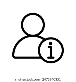 User Information Icon Perfect for Profile and Account Management Themes