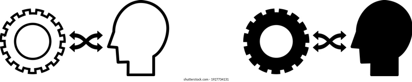 User Interaction design icon , vector