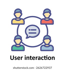 User interaction Vector icon which can easily modify or edit 

