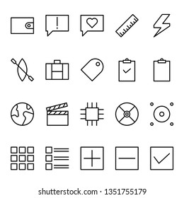 User Interface 7 Icon Outline