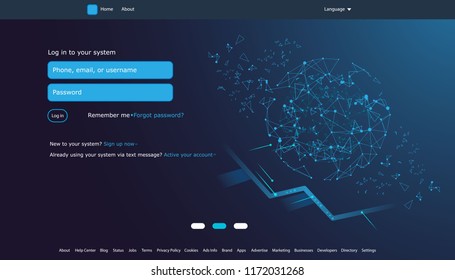 User interface for Big data flow processing concept, cloud database, isometric vector, web hosting and server room icons. Smart city concept in database system