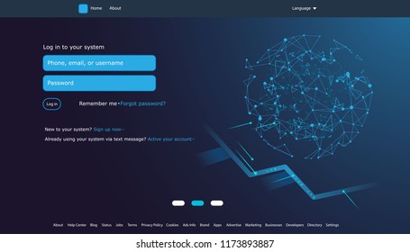 User interface for Big data flow processing concept, cloud database, isometric vector, web hosting and server room icons. Smart city concept in database system, Interactive design