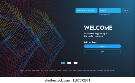 User interface for Big data flow processing concept, cloud database, isometric vector, web hosting and server room icons. Smart city concept in database system with abstract background