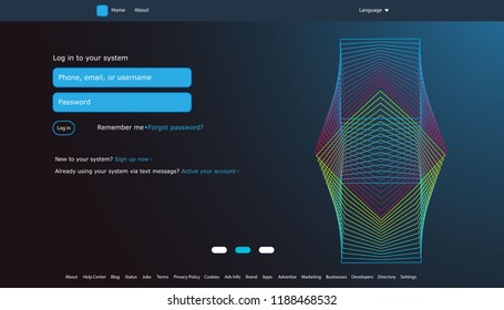 User interface for Big data flow processing concept, cloud database, isometric vector, web hosting and server room icons. Smart city concept in database system with abstract background