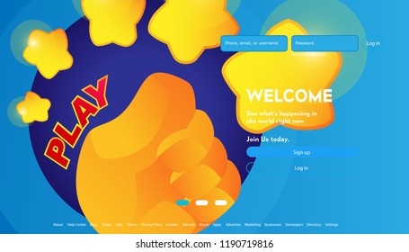 User interface for Big data flow processing concept, cloud database, isometric vector, web hosting and server room icons. Space concept in database system with abstract background