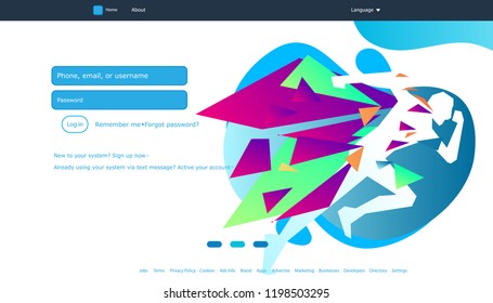 User interface for Big data flow processing concept, cloud database, isometric vector, web hosting and server room icons. business and sport concept in database system