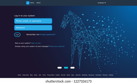 User interface for Big data flow processing concept, cloud database, isometric vector, web hosting and server room icons. Smart city concept in database system, Interactive design