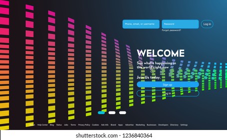 User interface for Big data flow processing concept, cloud database, isometric vector, web hosting and server room icons. Smart city concept in database system