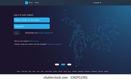 User interface for Big data flow processing concept, cloud database, isometric vector, web hosting and server room icons. Smart city concept in database system, Interactive design 