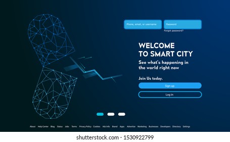 User interface for Big data flow processing concept, cloud database, isometric vector, web hosting and server room icons. business and technology concept in database system