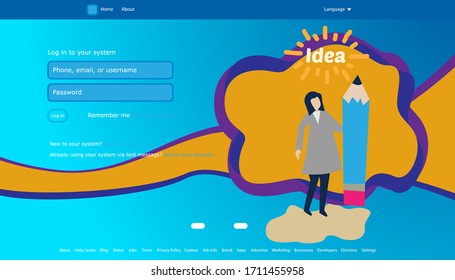 User interface for Big data flow processing concept, cloud database, isometric vector, web hosting and server room icons. business and technology concept in database system
