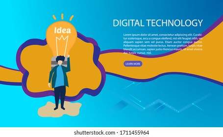 User interface for Big data flow processing concept, cloud database, isometric vector, web hosting and server room icons. business and technology concept in database system