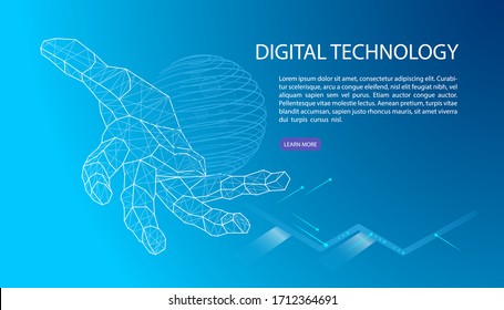 User interface for Big data flow processing concept, cloud database, isometric vector, web hosting and server room icons. business and technology concept in database system