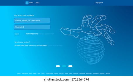User interface for Big data flow processing concept, cloud database, isometric vector, web hosting and server room icons. business and technology concept in database system