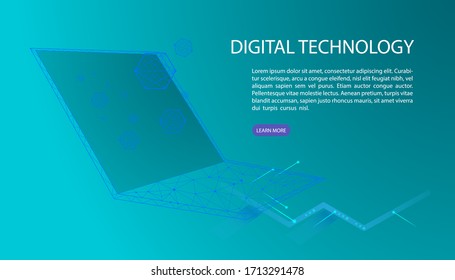 User interface for Big data flow processing concept, cloud database, isometric vector, web hosting and server room icons. business and technology concept in database system