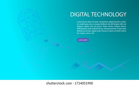 User interface for Big data flow processing concept, cloud database, isometric vector, web hosting and server room icons. business and technology concept in database system